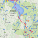 Hausboot Tour 2014 - Geplanter Streckenverlauf